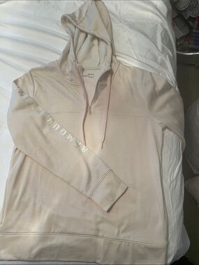 Under Armour Pale Pink Half-Zip Hooded Pullover